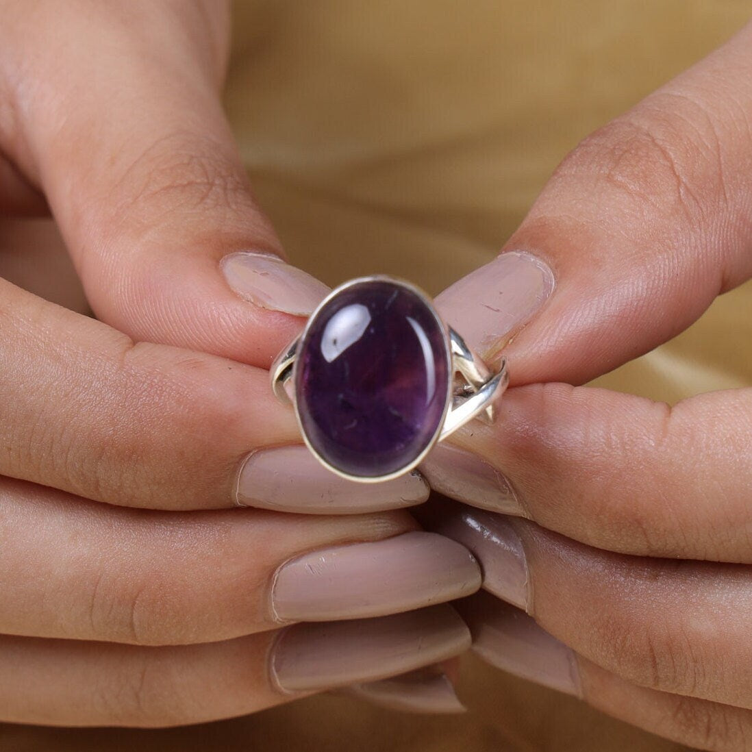 Amethyst Sterling Silver Ring