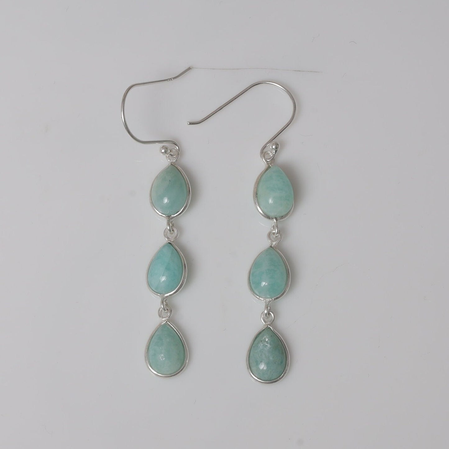 Amazonite Sterling Silver Earrings