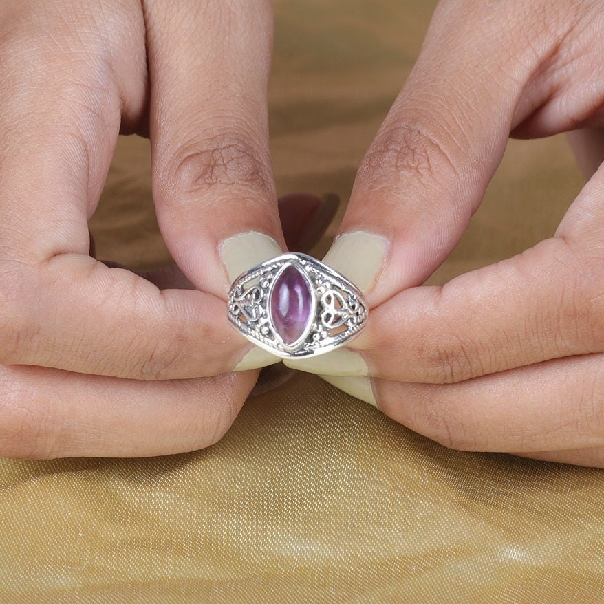 Amethyst 925 Sterling Silver Ring