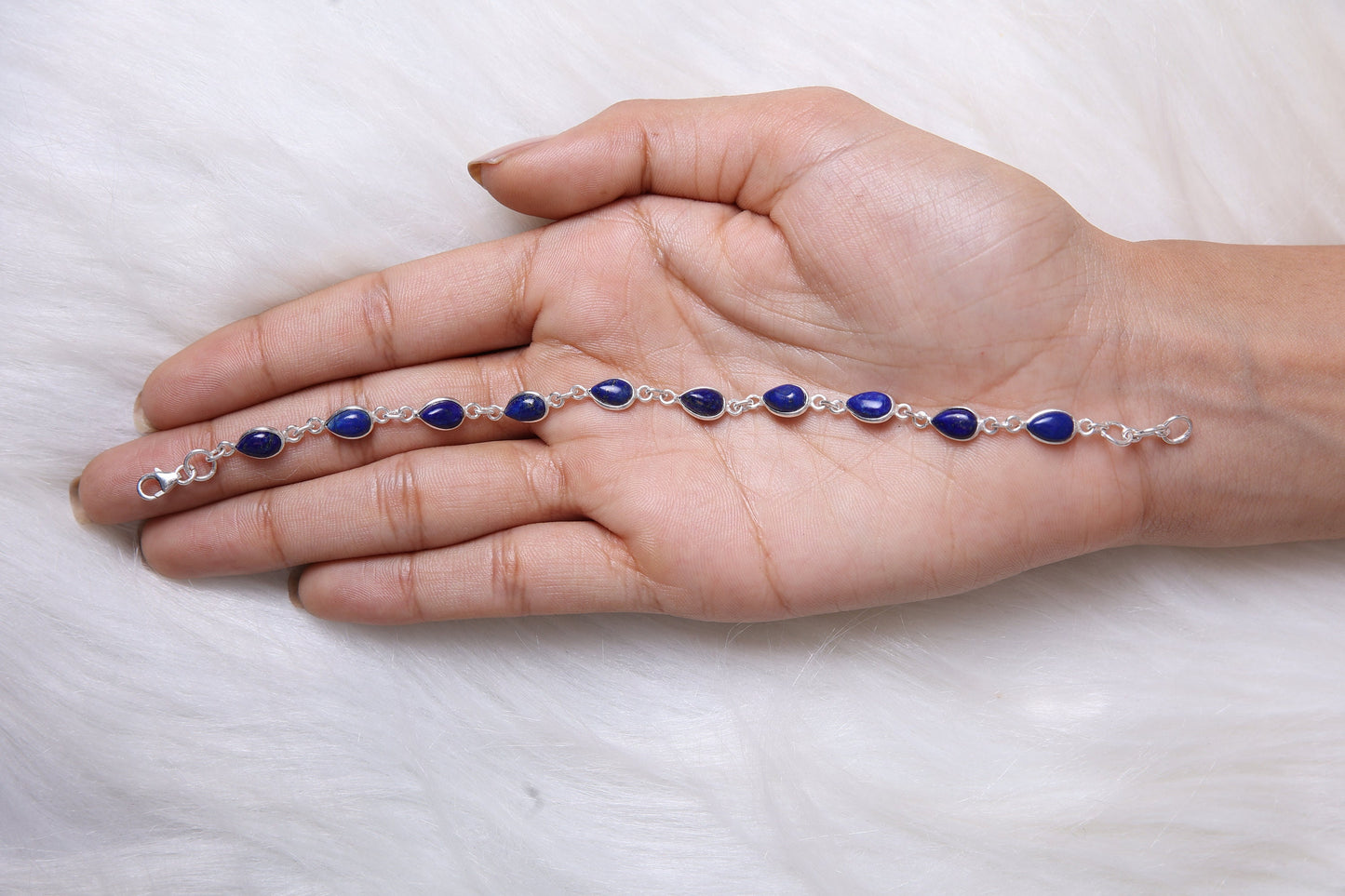 Lapis Lazuli Sterling Silver Bracelet