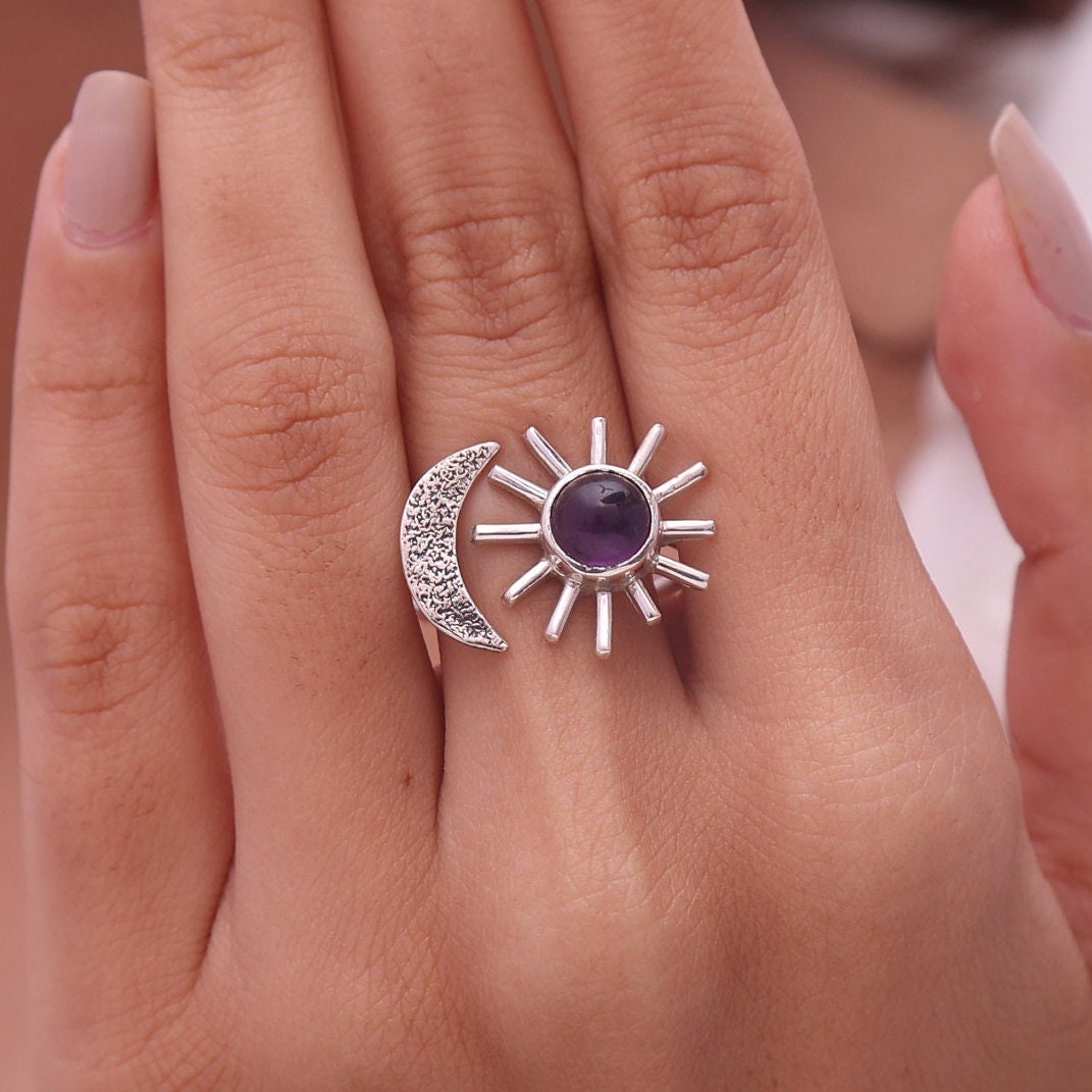 Amethyst 925 Sterling Silver Ring