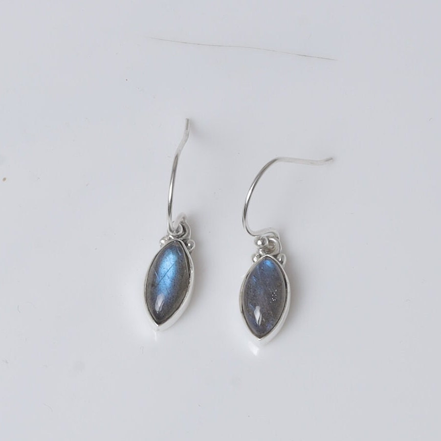 Labradorite Sterling Silver Earrings