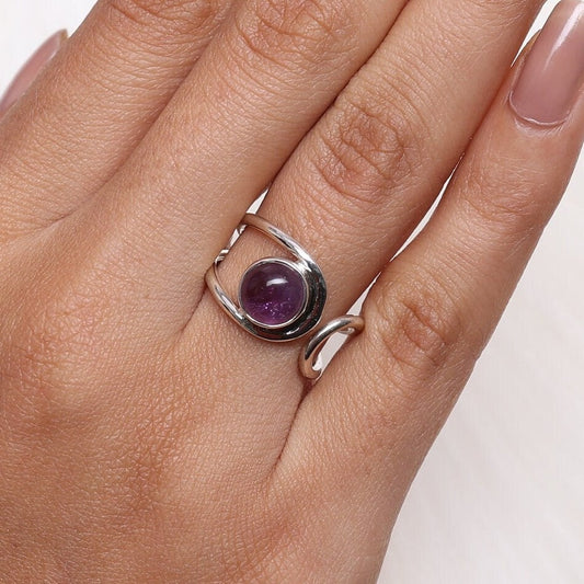 Amethyst 925 Sterling Silver Ring