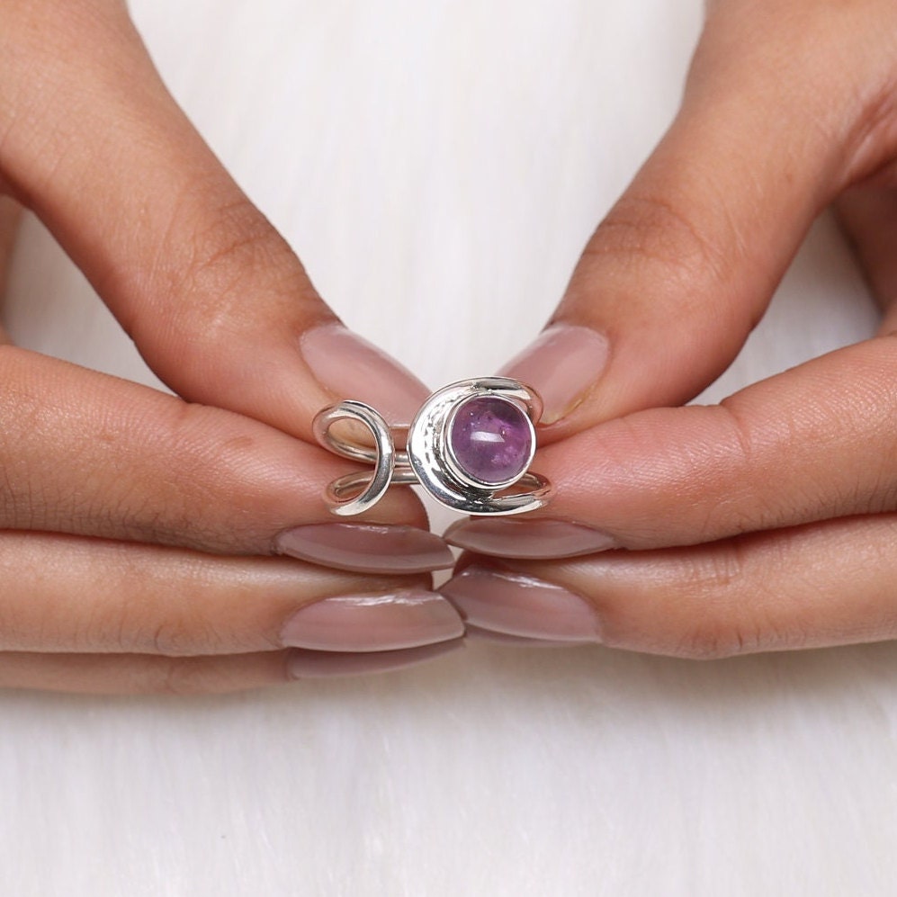 Amethyst 925 Sterling Silver Ring