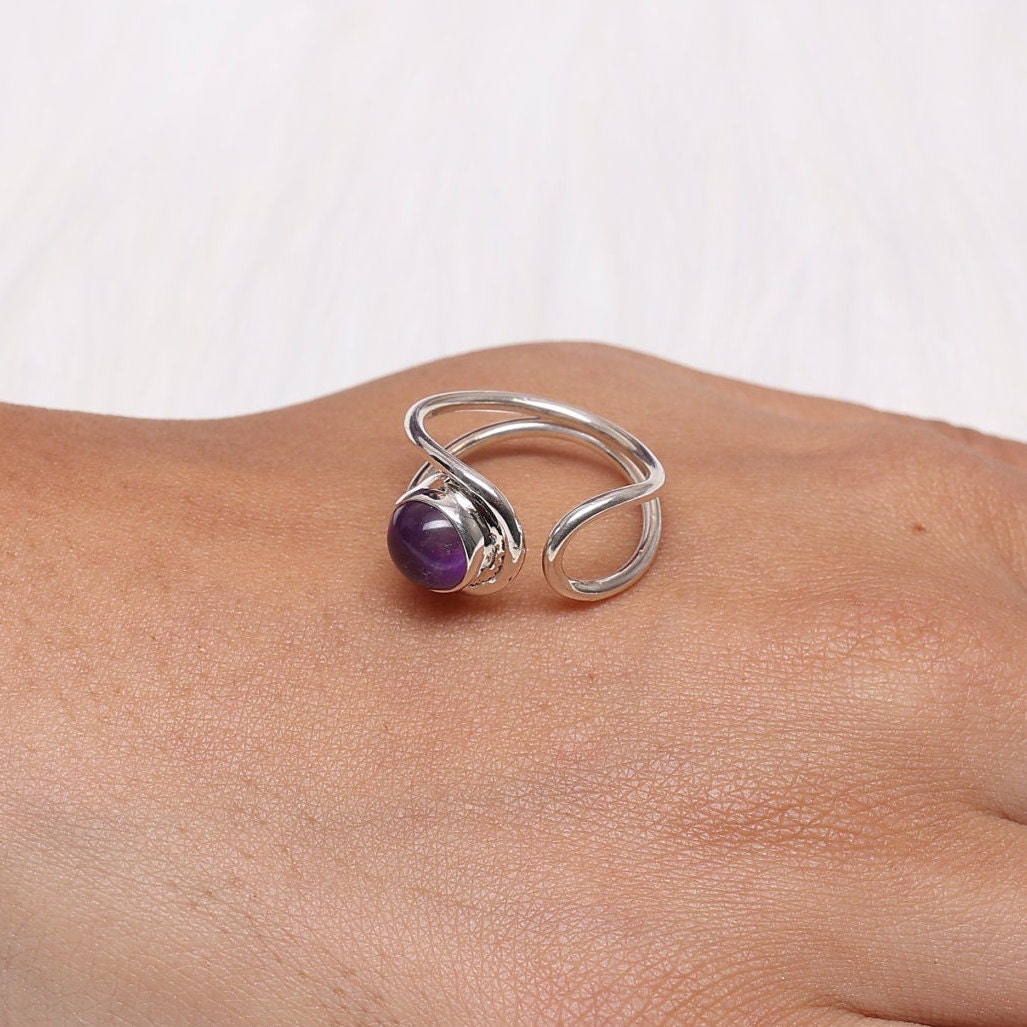 Amethyst 925 Sterling Silver Ring