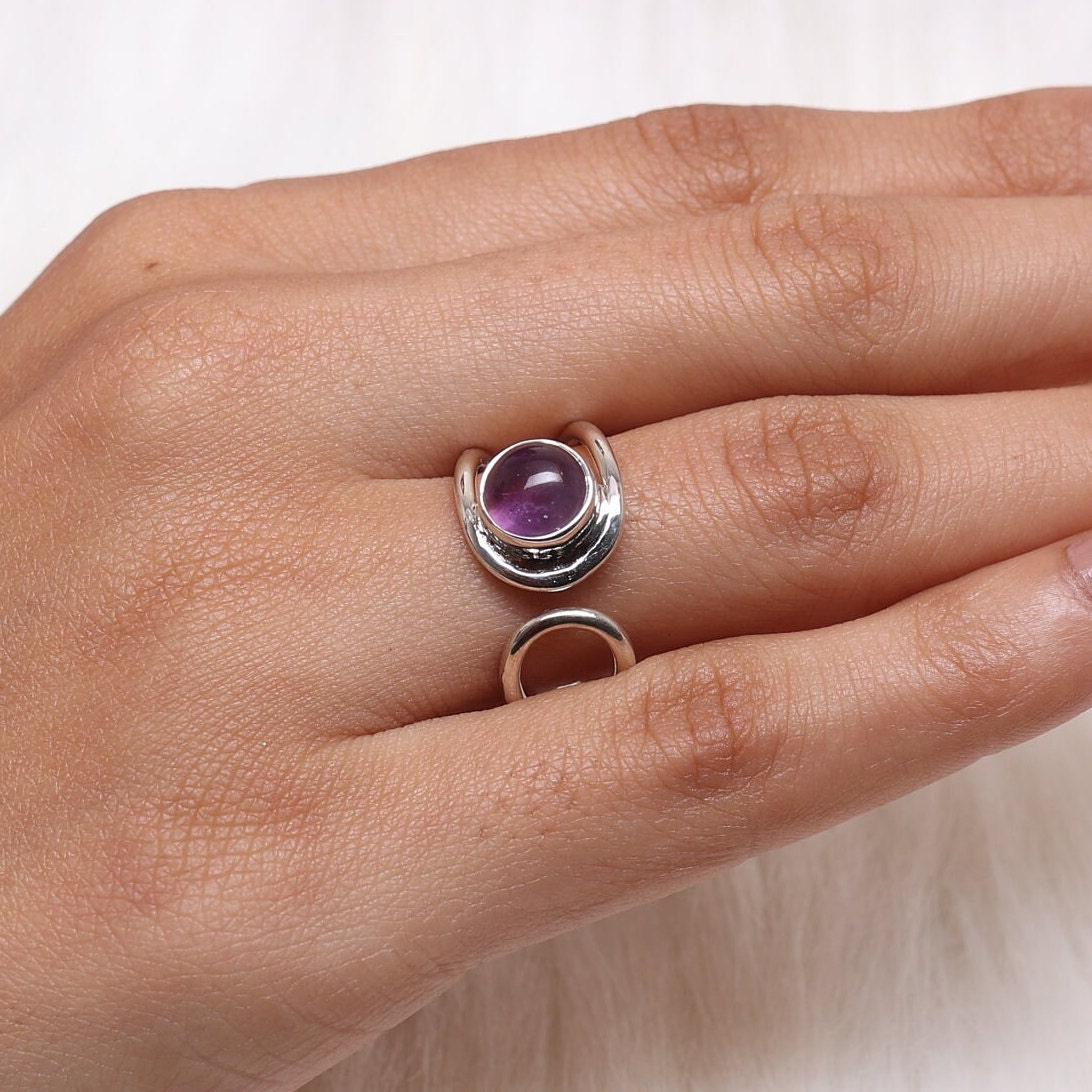 Amethyst 925 Sterling Silver Ring