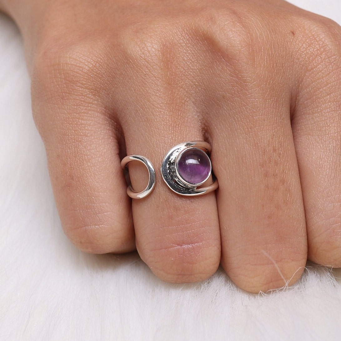 Amethyst 925 Sterling Silver Ring