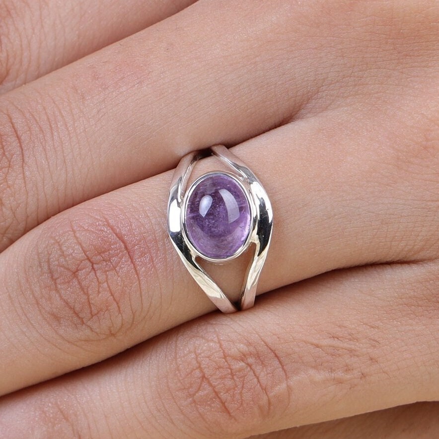 Amethyst 925 Sterling Silver Ring