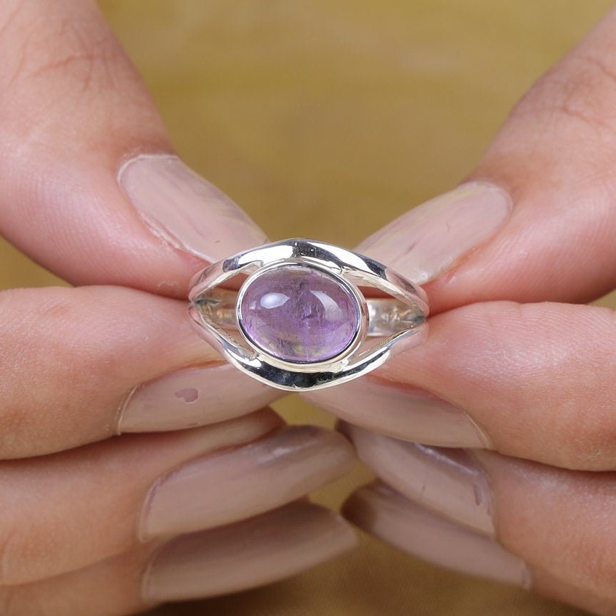 Amethyst 925 Sterling Silver Ring