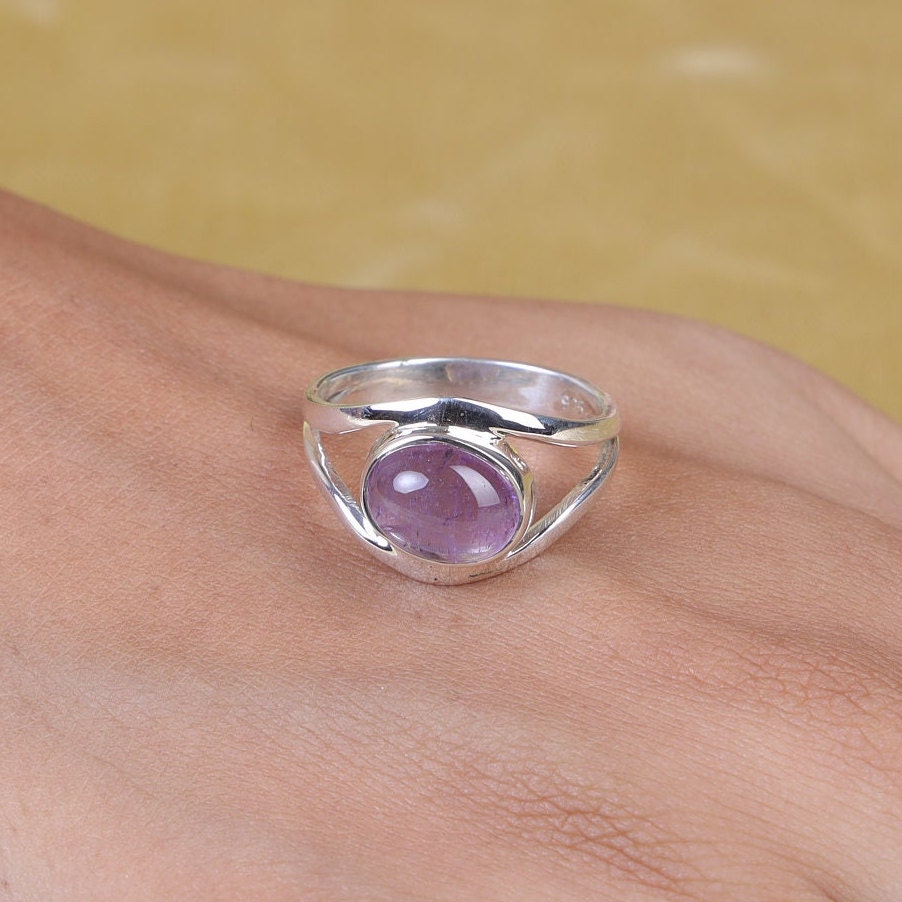 Amethyst 925 Sterling Silver Ring