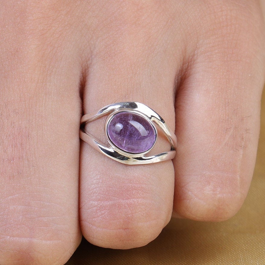 Amethyst 925 Sterling Silver Ring