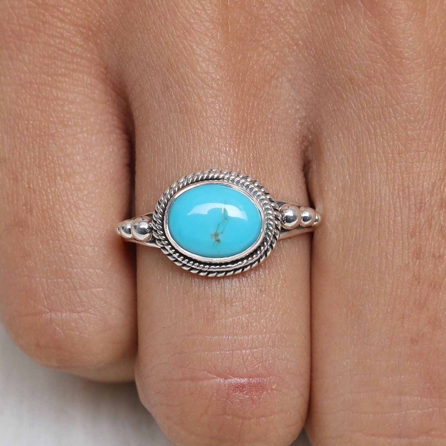 Arizona Turquoise Sterling Silver Ring