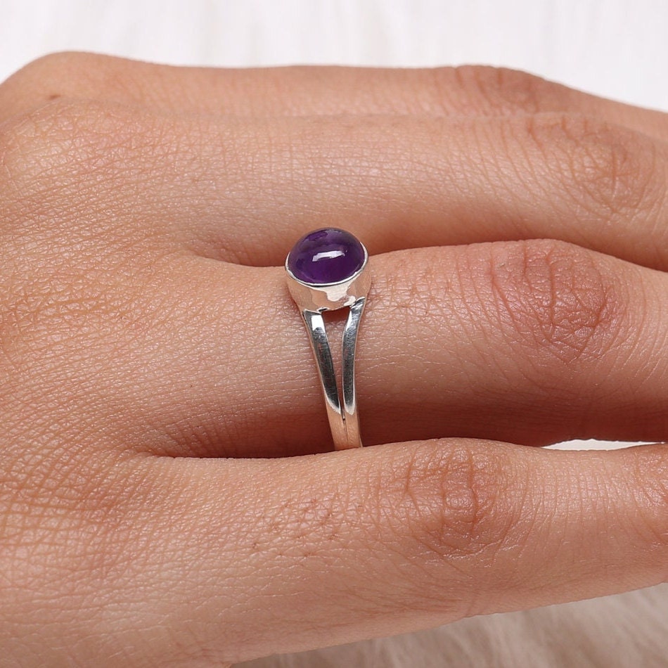 Amethyst 925 Solid Sterling Silver Ring