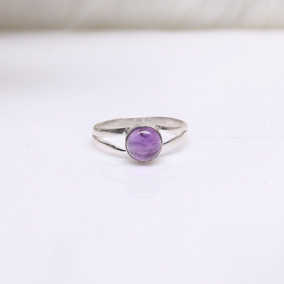 Amethyst 925 Solid Sterling Silver Ring