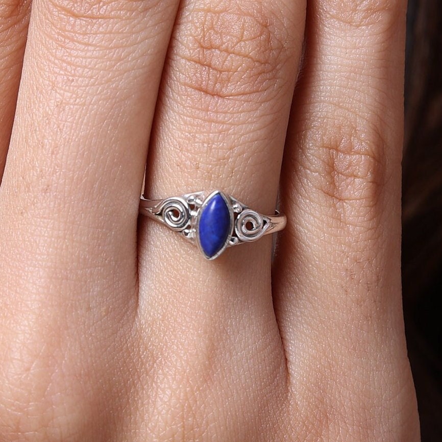 Lapis Lazuli Sterling Silver Ring