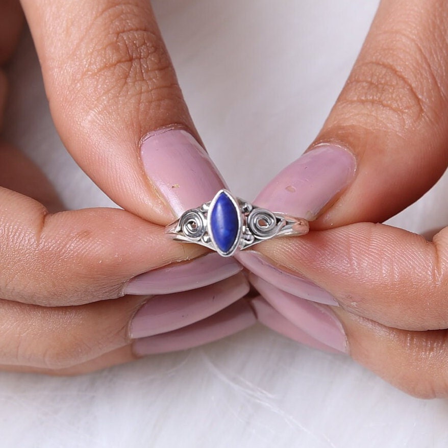 Lapis Lazuli Sterling Silver Ring