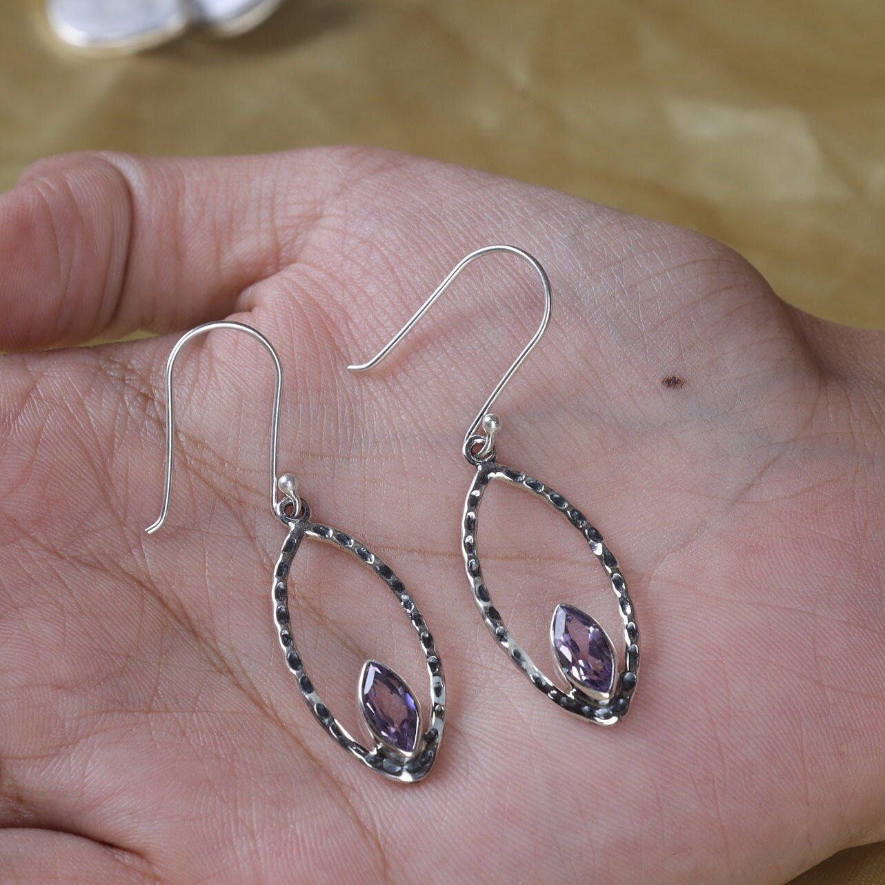 Amethyst Sterling Silver Earrings