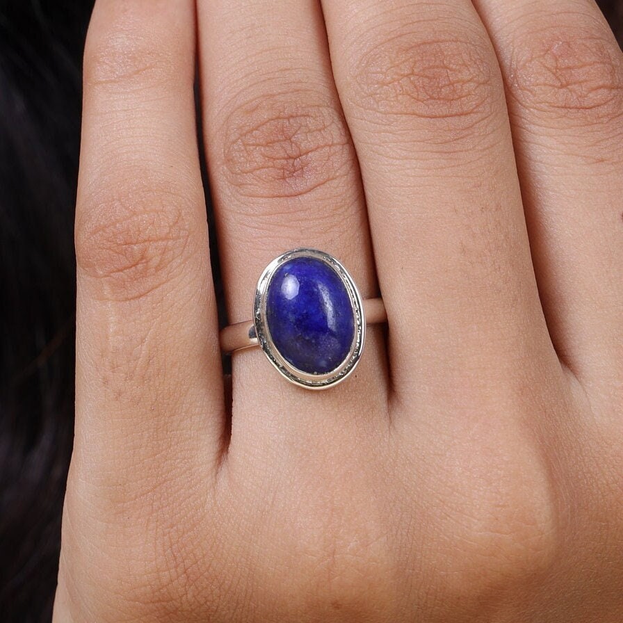 Lapis Lazuli Sterling Silver Ring