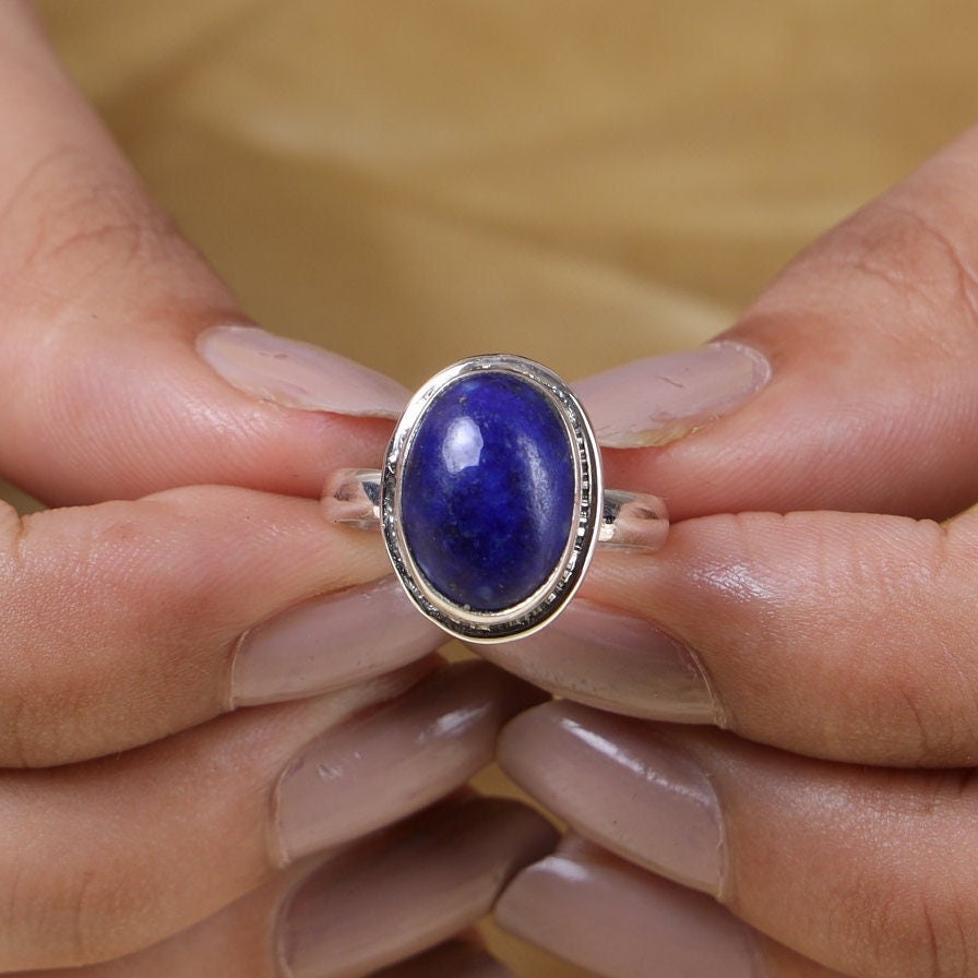 Lapis Lazuli Sterling Silver Ring