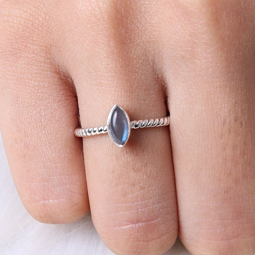 Labradorite Sterling Silver Ring