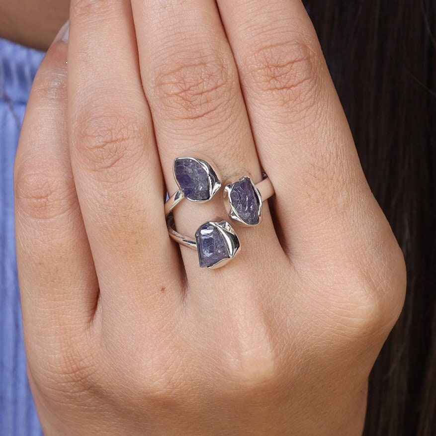 Tanzanite Sterling Silver Ring