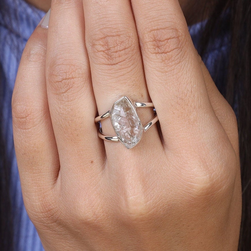 Herkimer Diamond Sterling Silver Ring