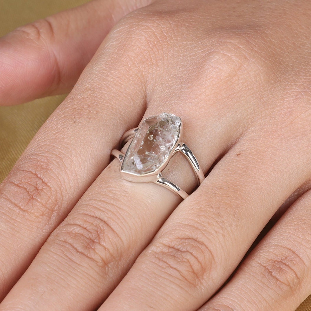 Herkimer Diamond Sterling Silver Ring