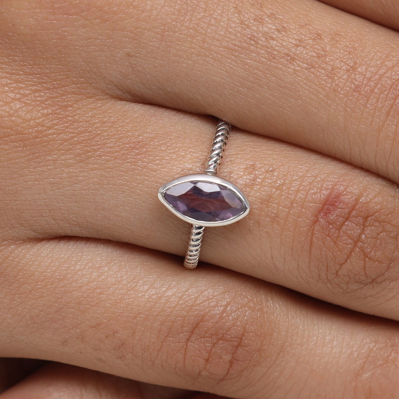 Amethyst Sterling Silver Ring