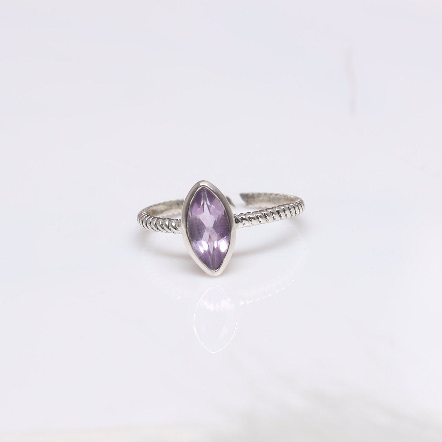 Amethyst Sterling Silver Ring