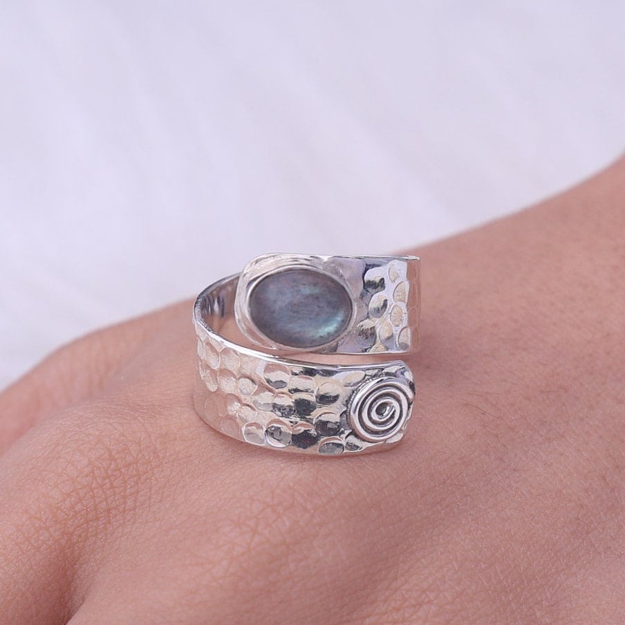 Labradorite Sterling Silver Ring