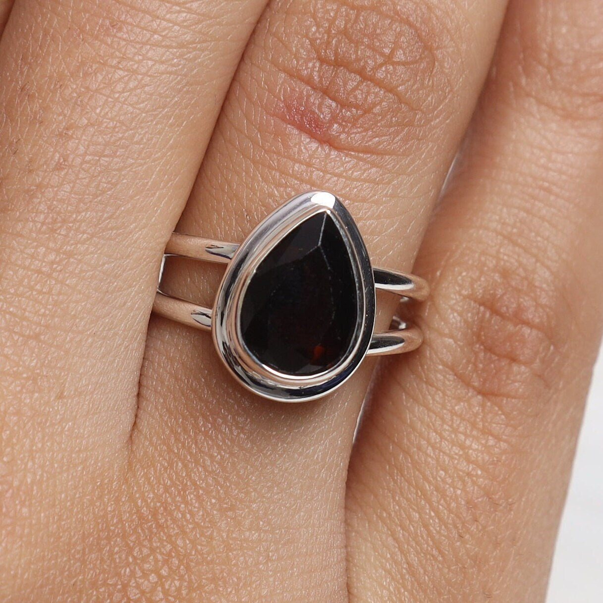 Smoky Topaz Sterling Silver Ring