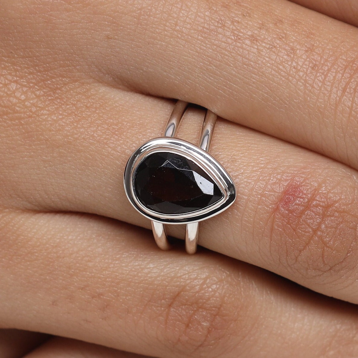 Smoky Topaz Sterling Silver Ring