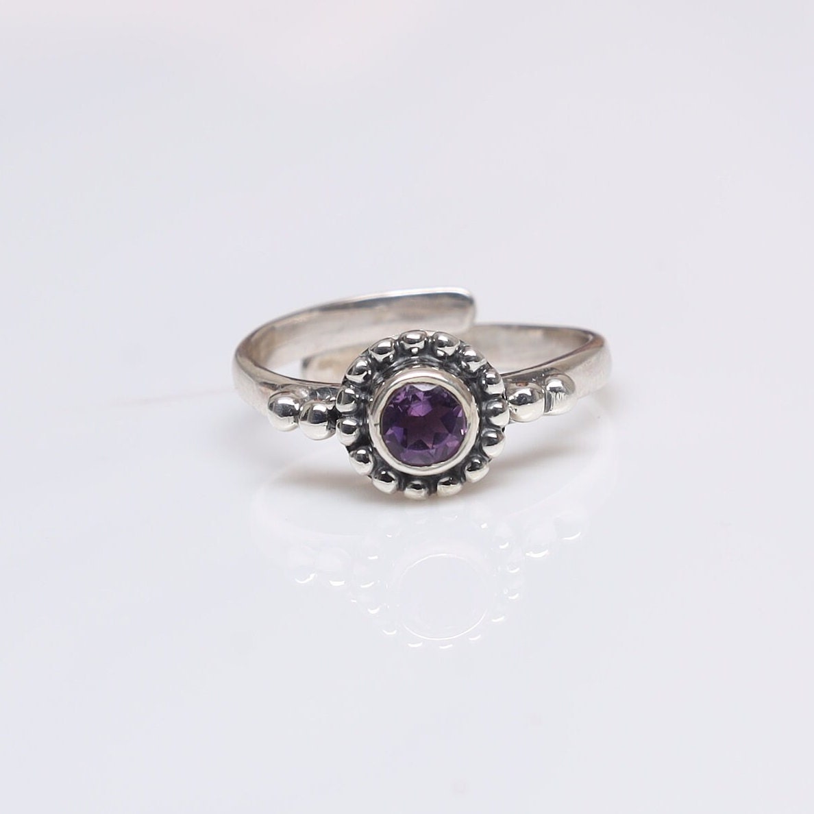 Amethyst 925 Sterling Silver Ring