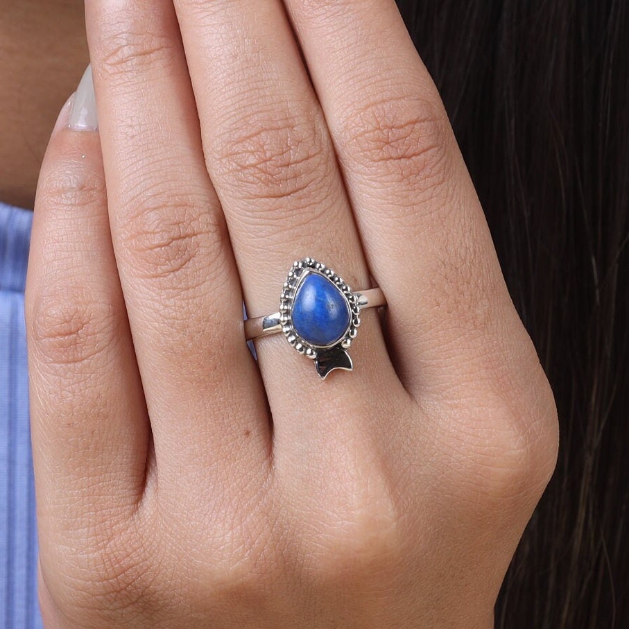 Lapis Lazuli Sterling Silver Ring