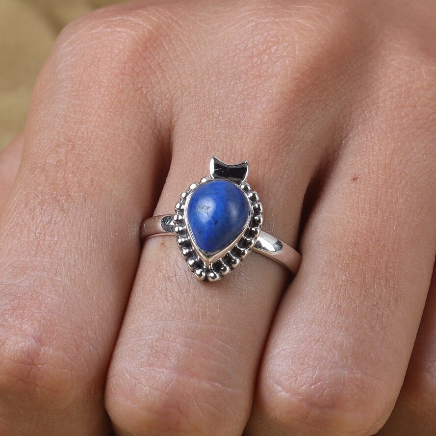 Lapis Lazuli Sterling Silver Ring