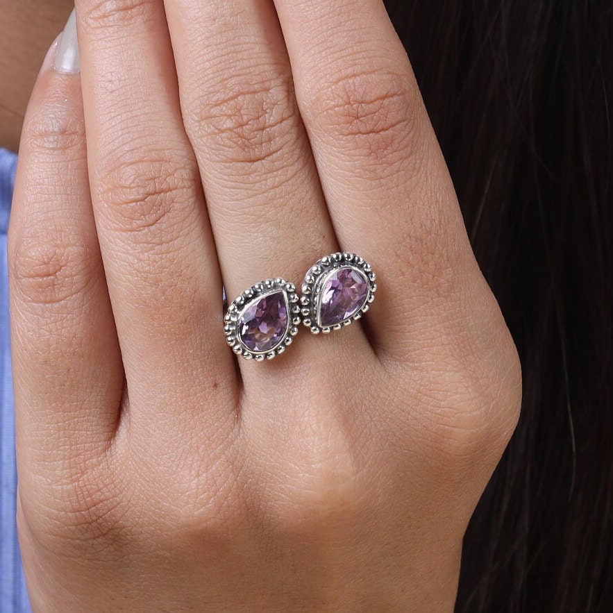 Amethyst Sterling Silver Ring