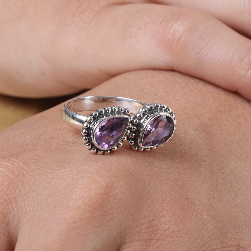 Amethyst Sterling Silver Ring