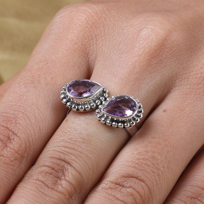 Amethyst Sterling Silver Ring