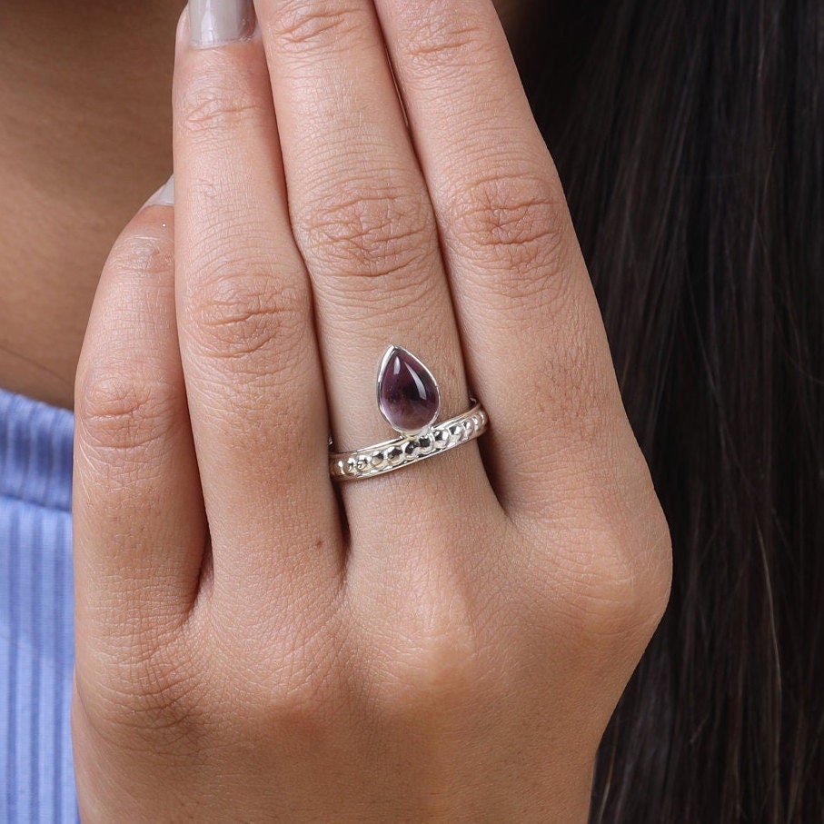 Amethyst Sterling Silver Ring