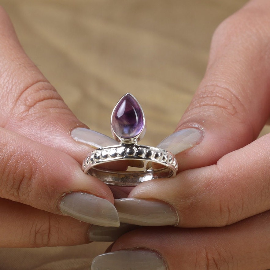 Amethyst Sterling Silver Ring