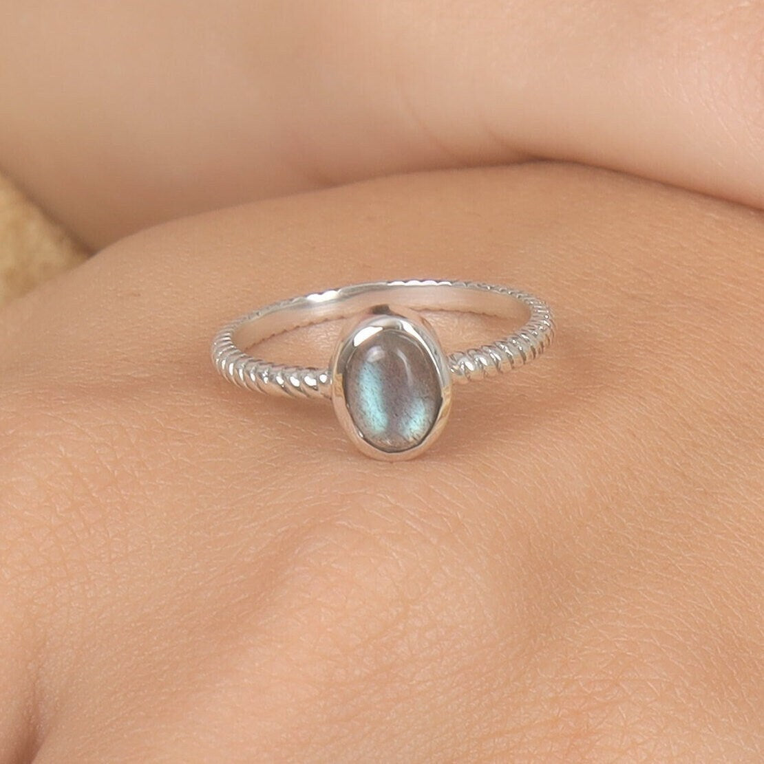 Labradorite Sterling Silver Ring