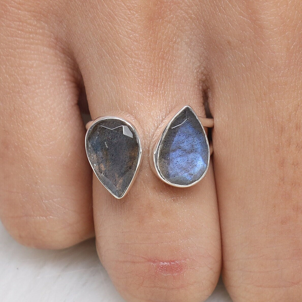 Labradorite Sterling Silver Ring