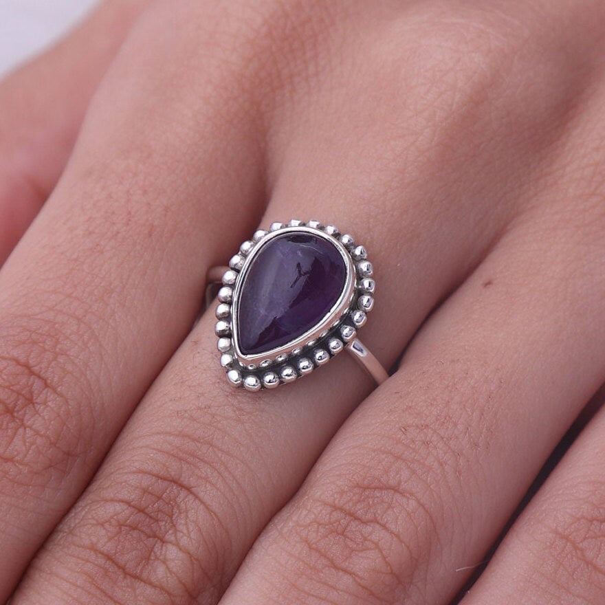 Amethyst Sterling Silver Ring