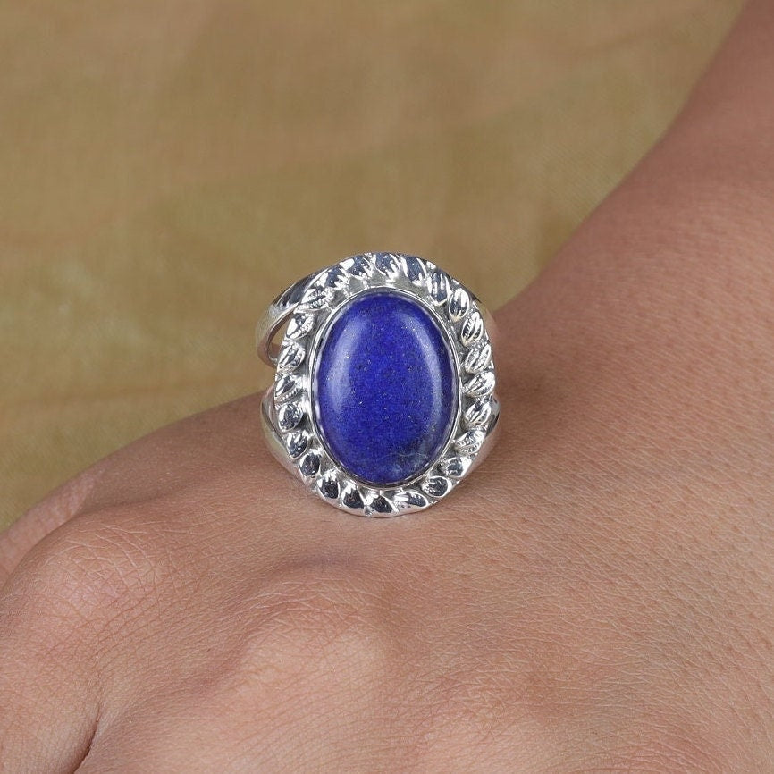 Lapis Lazuli Sterling Silver Ring