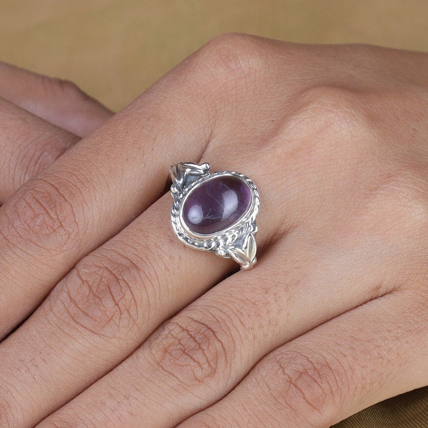 Amethyst 925 Sterling Silver Ring