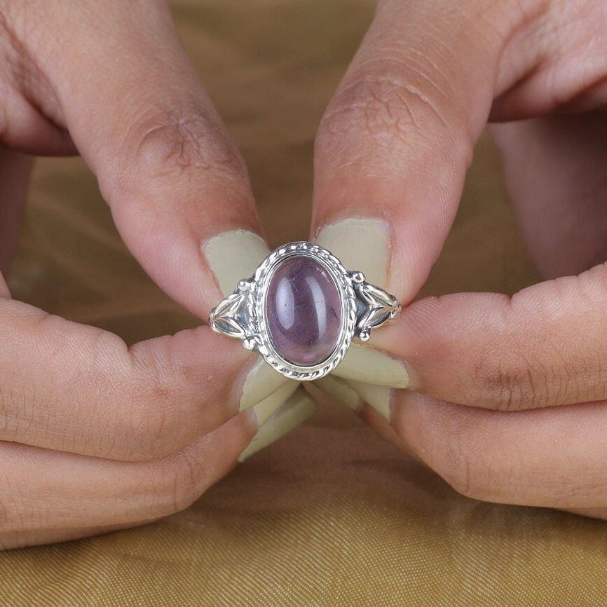 Amethyst 925 Sterling Silver Ring