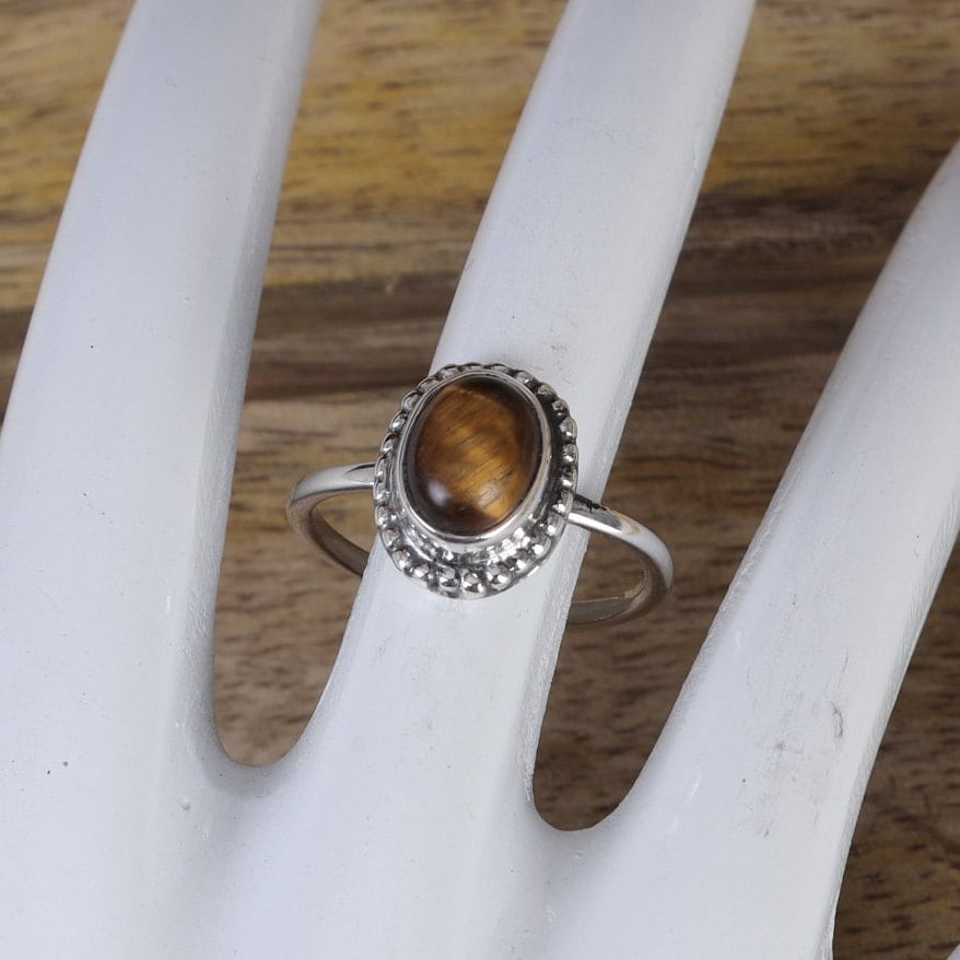 Tiger Eye Sterling Silver Ring