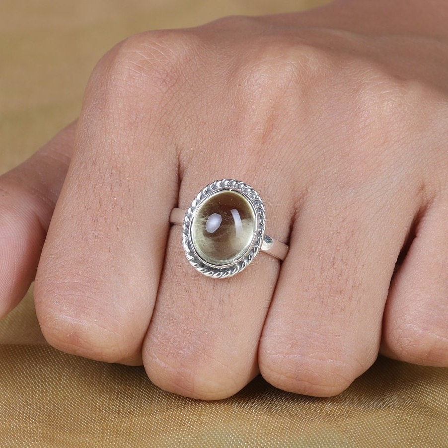 Citrine Sterling Silver Ring