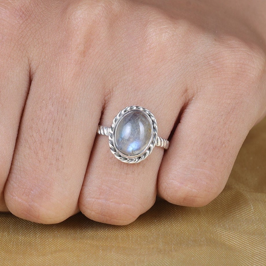 Labradorite Sterling Silver Ring