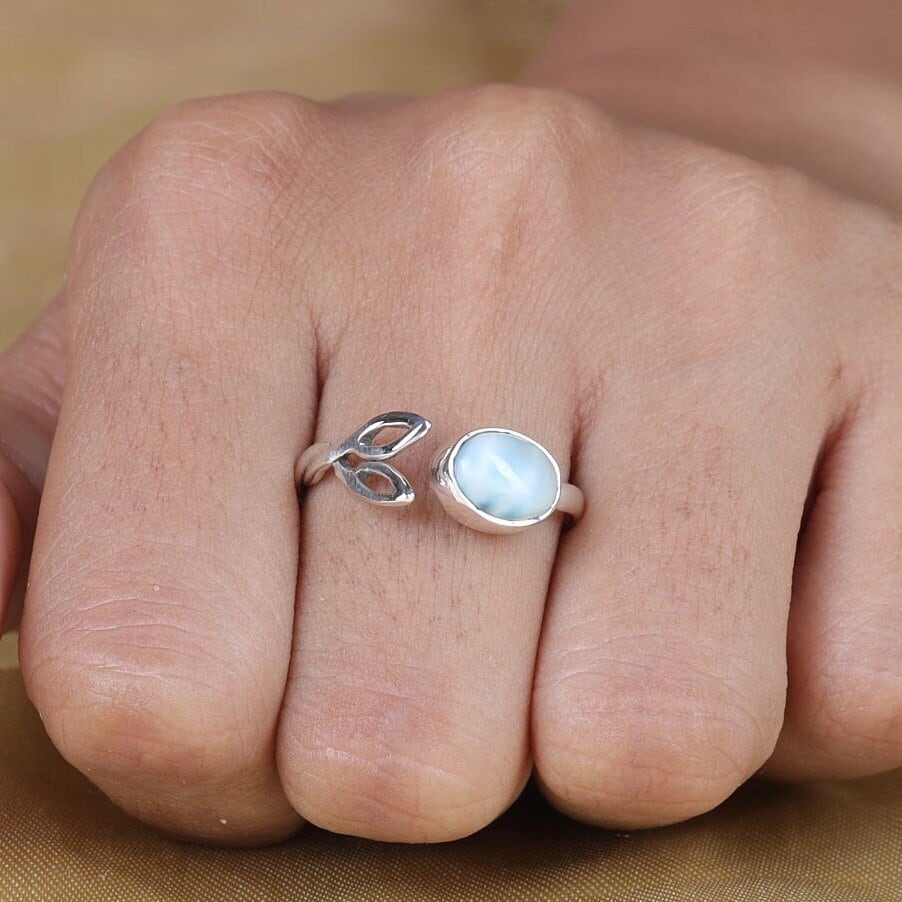 Dominican Larimar Sterling Silver Ring